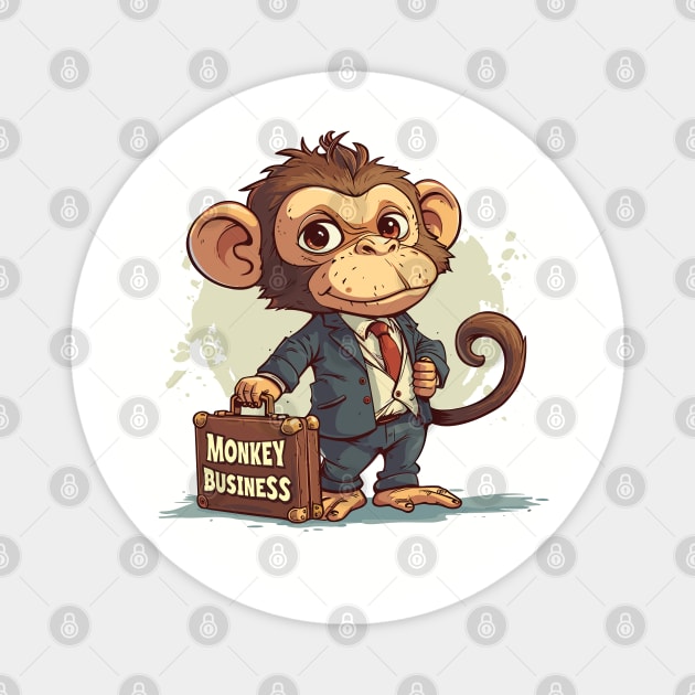 Monkey Business: Tailored Success Magnet by SimplyIdeas